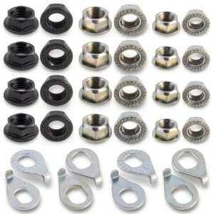 Mardatt Carbon Steel Bike Axle Nut Kit-0