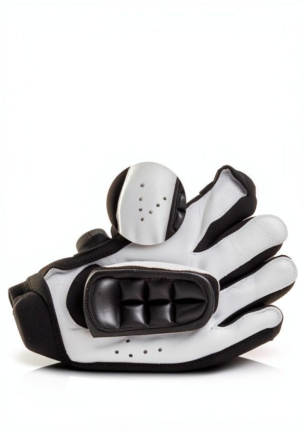 Harrow Field Hockey Gloves Black Synthetic-4