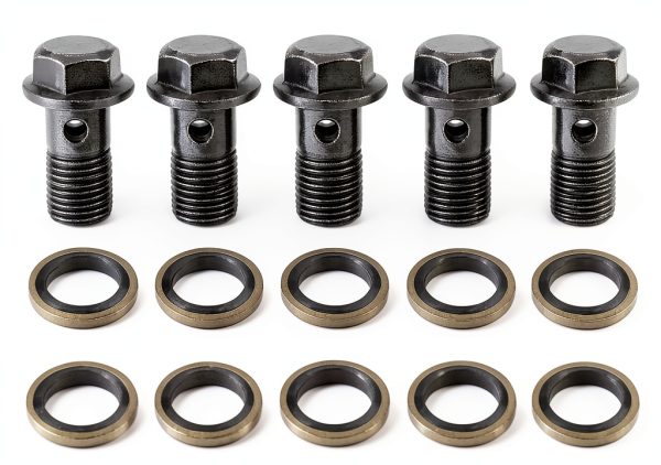 Tihebeyan Motorcycle Brake Bolt Iron Rustproof-5