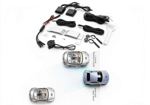 Leapiture Blind Spot Detector with BSD LCA RCTA IP67 Waterproof Sensor-1