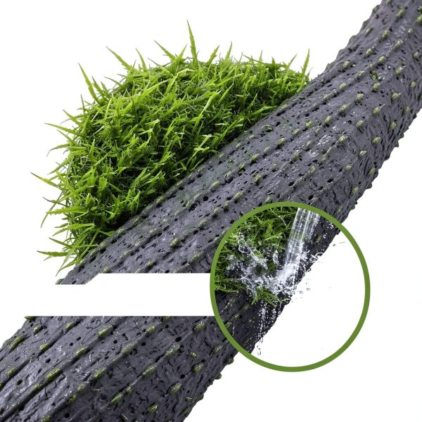 Artificial Grass TURSTIN 6-Pack 12x12 Inch Tiles with Drainage-4